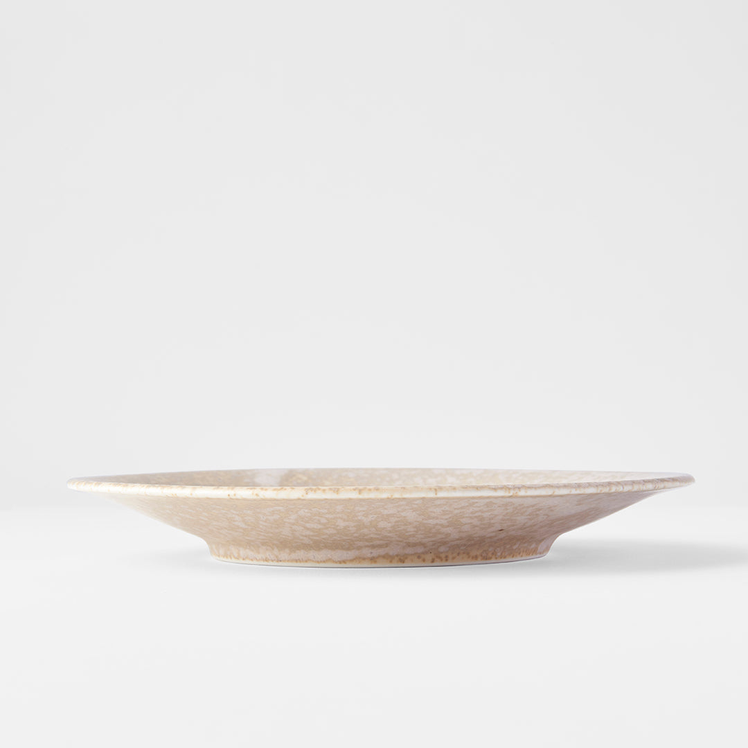 Tapas Plate 17cm White Fade Glaze V637-C0675