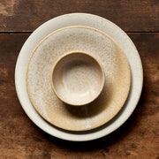 Tapas Plate 17cm White Fade Glaze V637-C0675