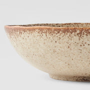 Bowl Oval 16cm Sand Fade Glaze V637-C0681
