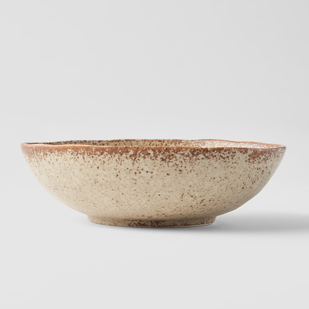 Bowl Oval 16cm Sand Fade Glaze V637-C0681