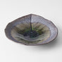 Bowl Shallow Leaf Shape 25cm Midori Glaze V637-C0691