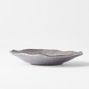 Plate Leaf Shape 16cm Midori Green Glaze V637-C0694