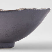 Bowl Irregular 22cm Akane Grey Glaze V637-C0695