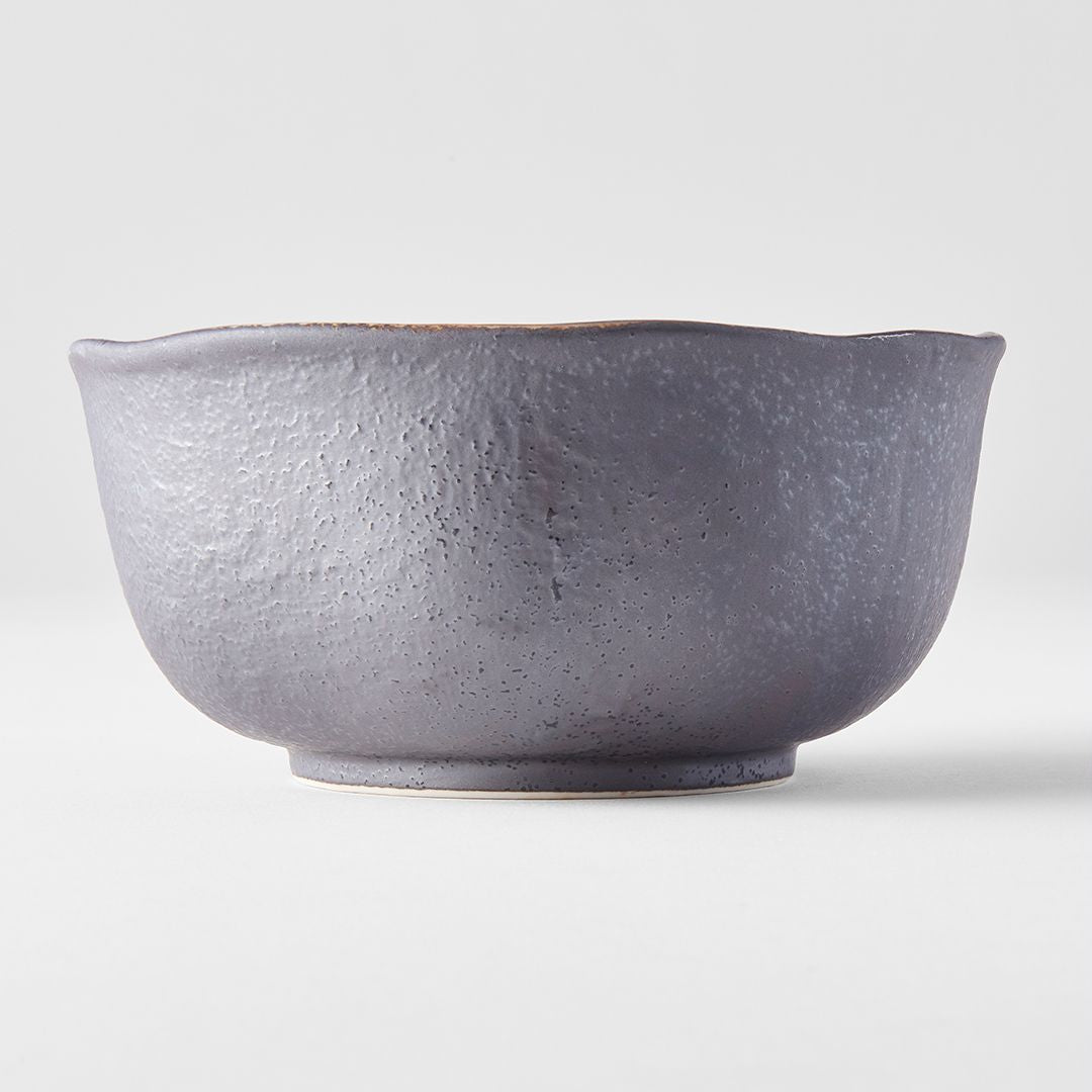 Bowl Organic 14.5cm Akane Grey Glaze V637-C0703