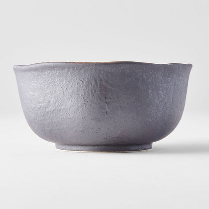 Bowl Organic 14.5cm Akane Grey Glaze V637-C0703