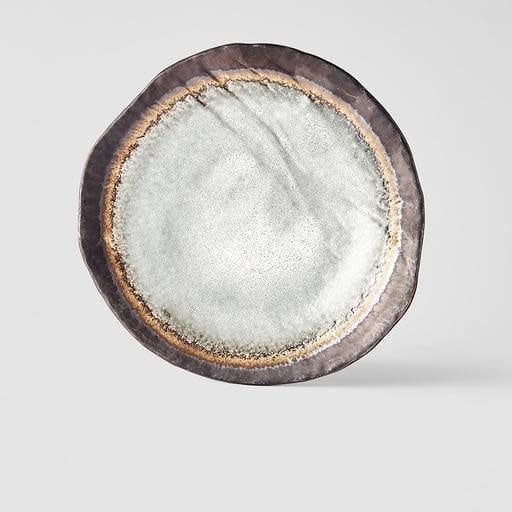 Dinner Plate Organic 27cm Akane Grey Glaze V637-C0705