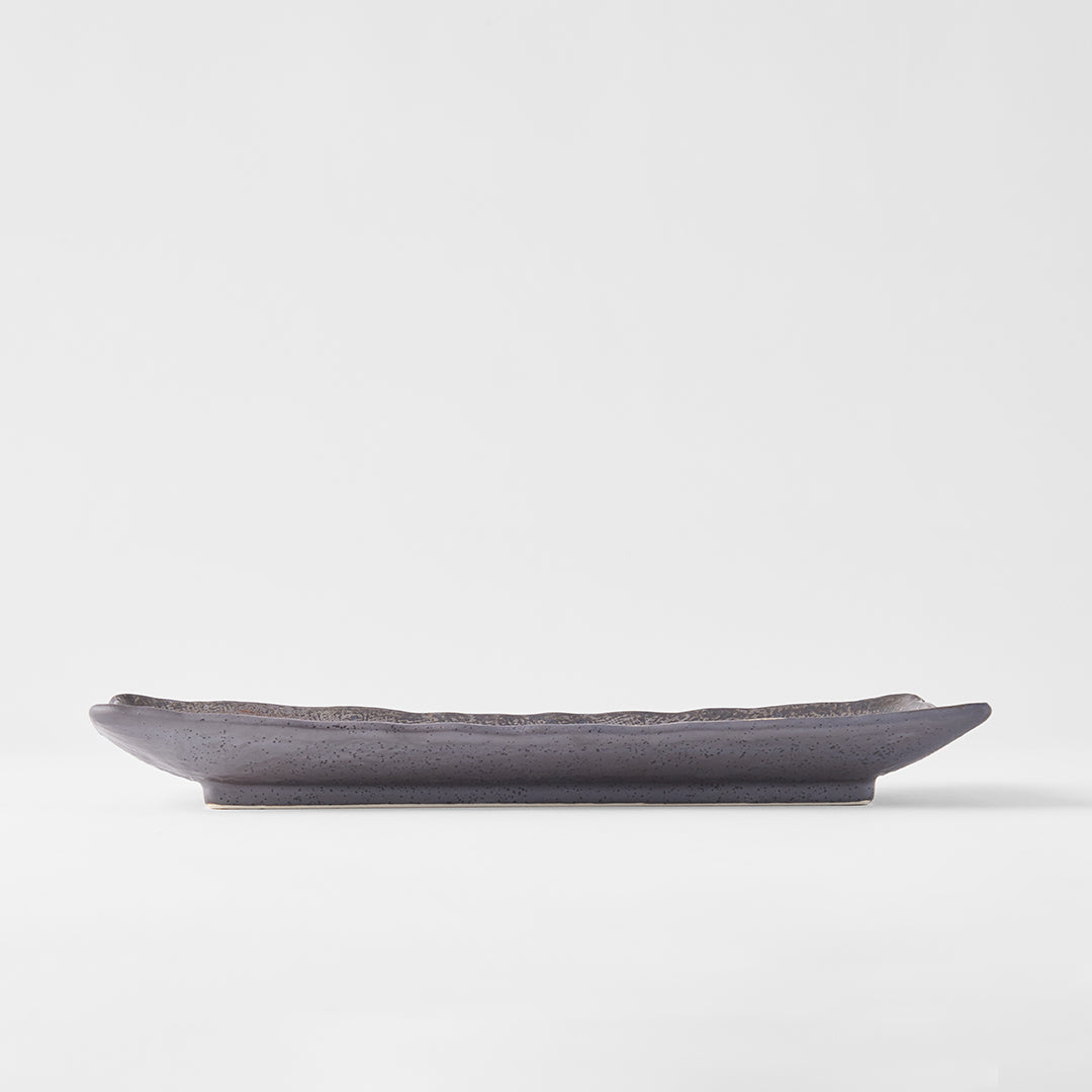Plate Rectangular 29x12cm Akane Grey V637-C0706
