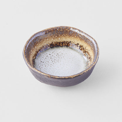 Sauce Dish 8cm Akane Grey Glaze V637-C0707
