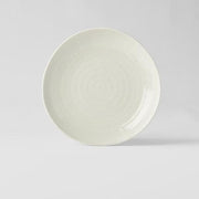 Dinner Plate Organic Shape 23cm Kanso Soft White Glaze V637-C0747