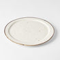 Plate Organic Flat 25.5cm Piro Piro Glaze V637-C0760