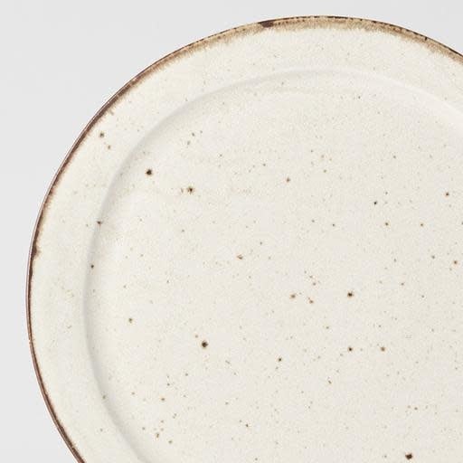 Plate Organic Flat 25.5cm Piro Piro Glaze V637-C0760