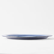 Plate Organic Flat 25.5cm Sapphire Blue Glaze V637-C0762