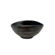 Bowl Small 10cm Metallic Black Glaze V637-C0855
