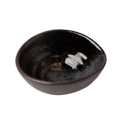Bowl Small 10cm Metallic Black Glaze V637-C0855