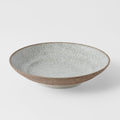 Pasta Bowl Flat 23cm Crazed Grey Glaze V637-C0858