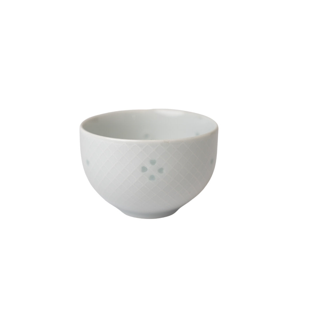 Tea Cup 18.5cm Fine White Crosshatch V637-C0868