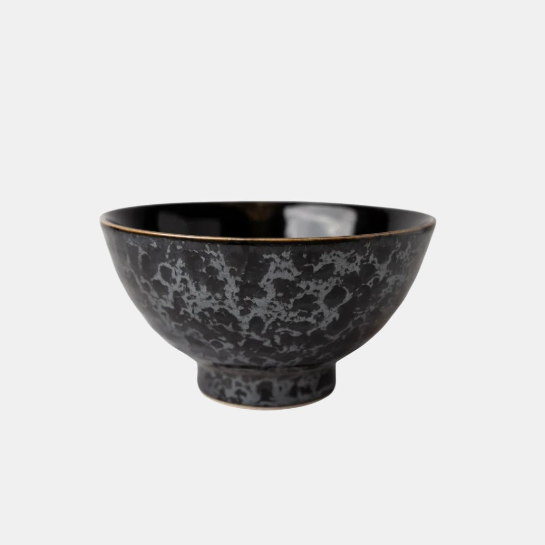 Bowl 18cm Black Meteor Glaze V637-C0872