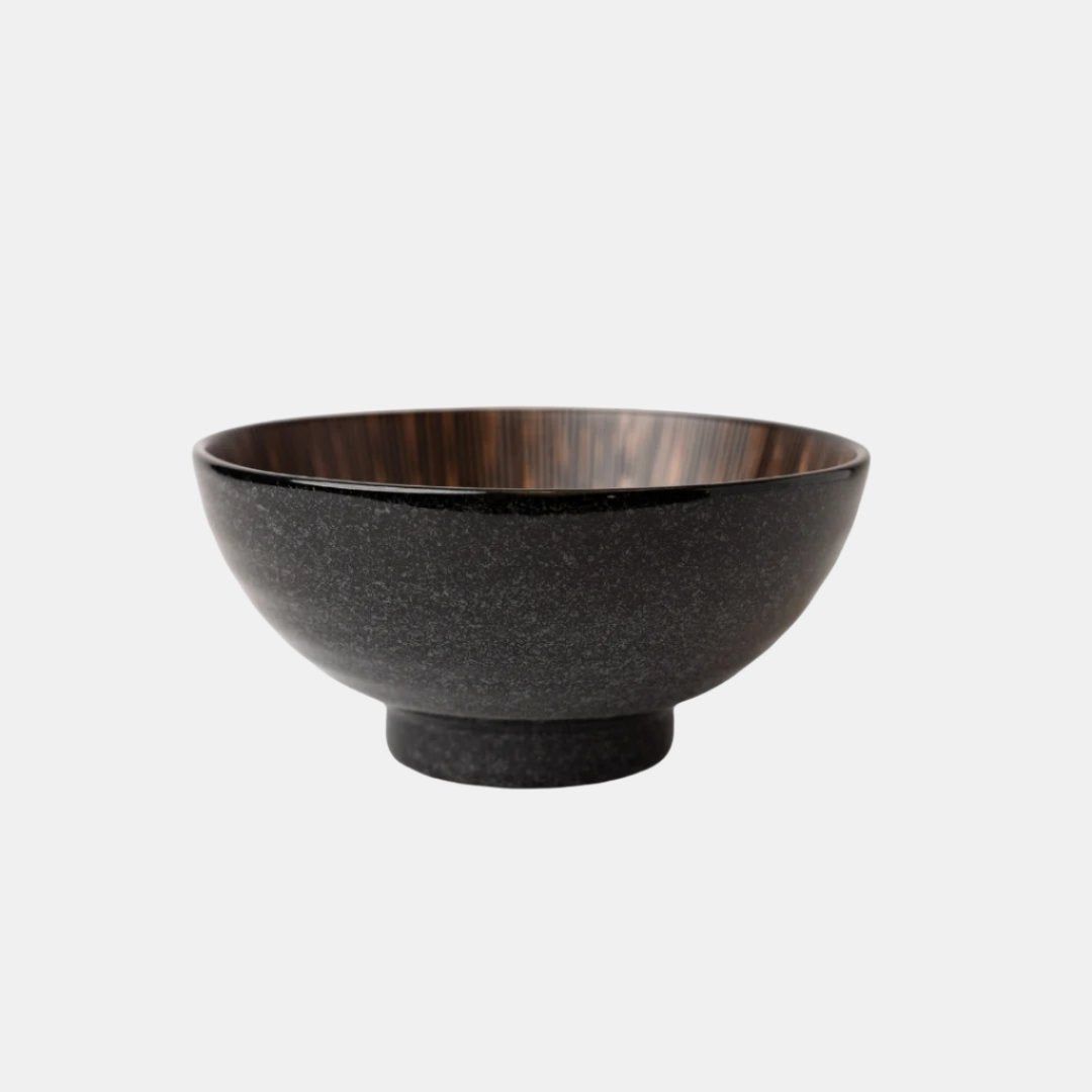 Bowl 19.5cm Bronze Converging Glaze V637-C0879