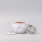 Teapot 300ml Speckled White Glaze V637-C0881