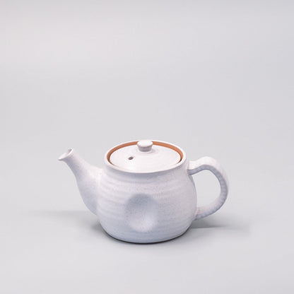Teapot 300ml Speckled White Glaze V637-C0881