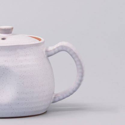 Teapot 300ml Speckled White Glaze V637-C0881