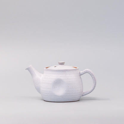 Teapot 300ml Speckled White Glaze V637-C0881