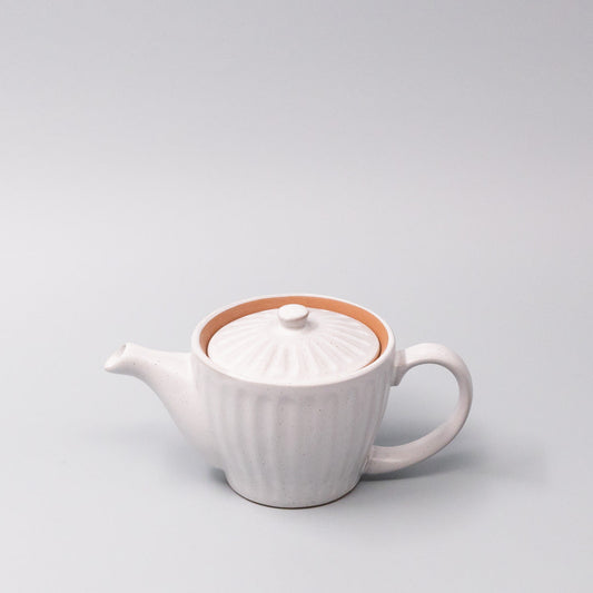 Teapot 480ml Speckled White Ridge Glaze V637-C0883