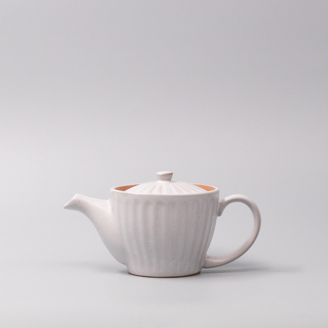 Teapot 480ml Speckled White Ridge Glaze V637-C0883