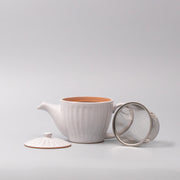 Teapot 480ml Speckled White Ridge Glaze V637-C0883