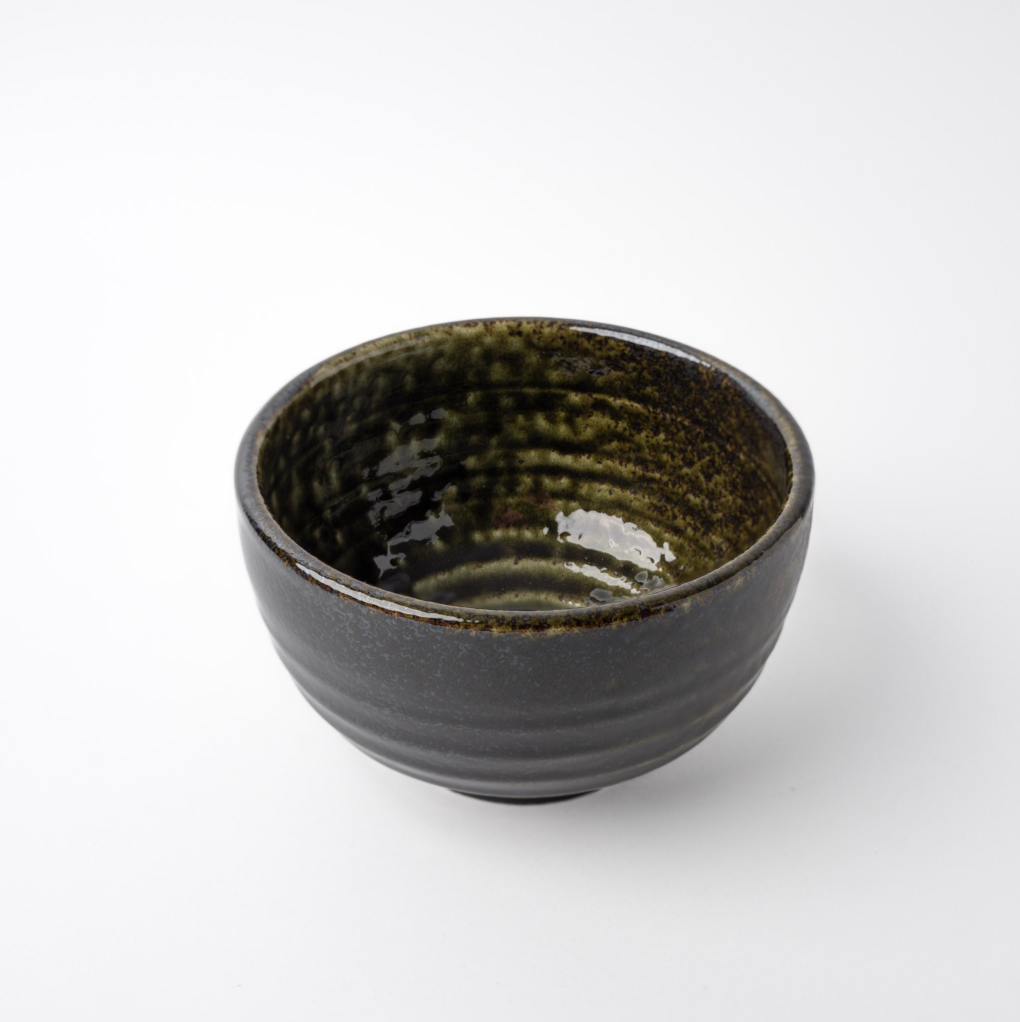 Udon Bowl 16cm Black Moss Glaze V637-C0906