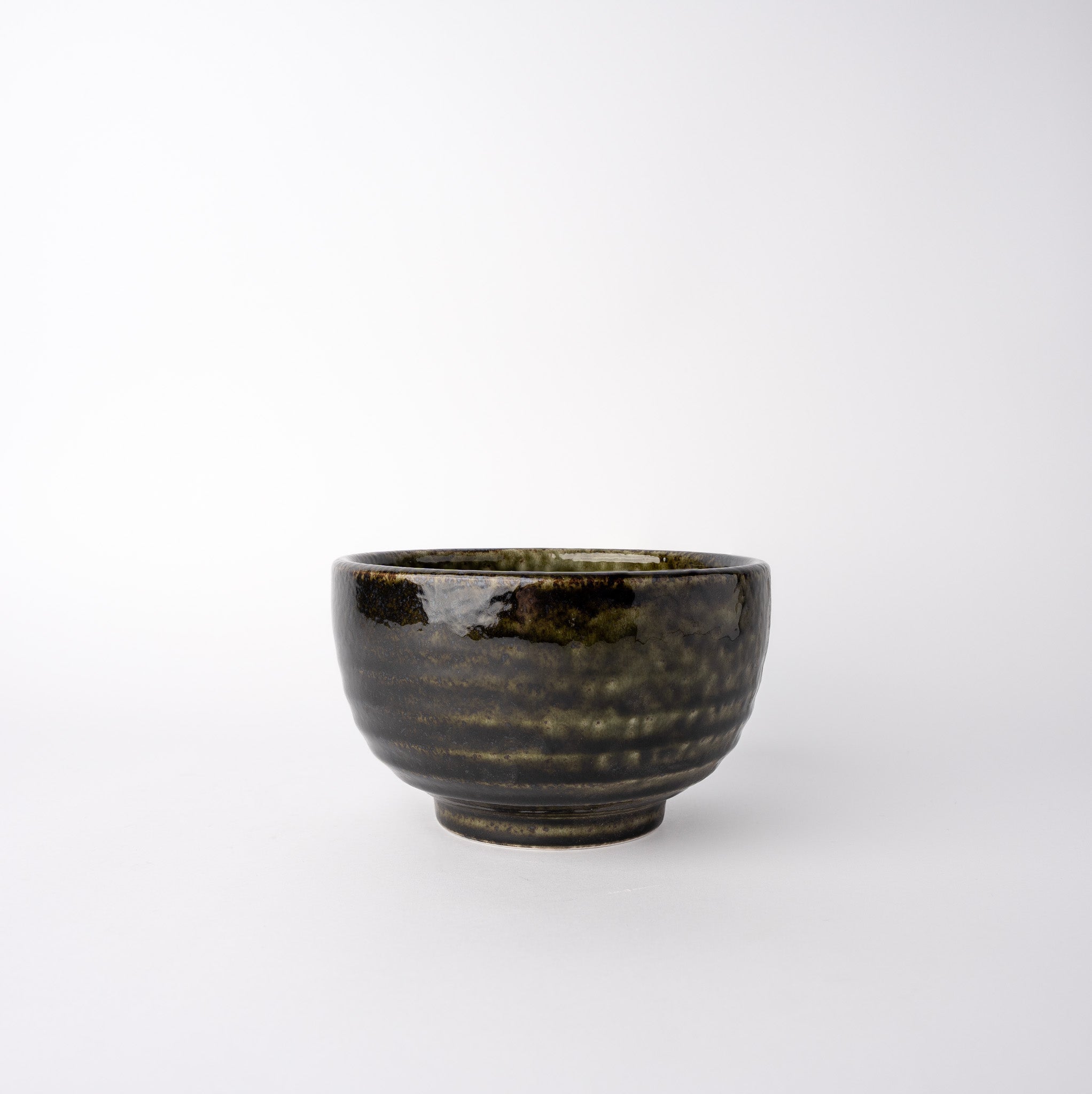 Udon Bowl 16cm Black Moss Glaze V637-C0906
