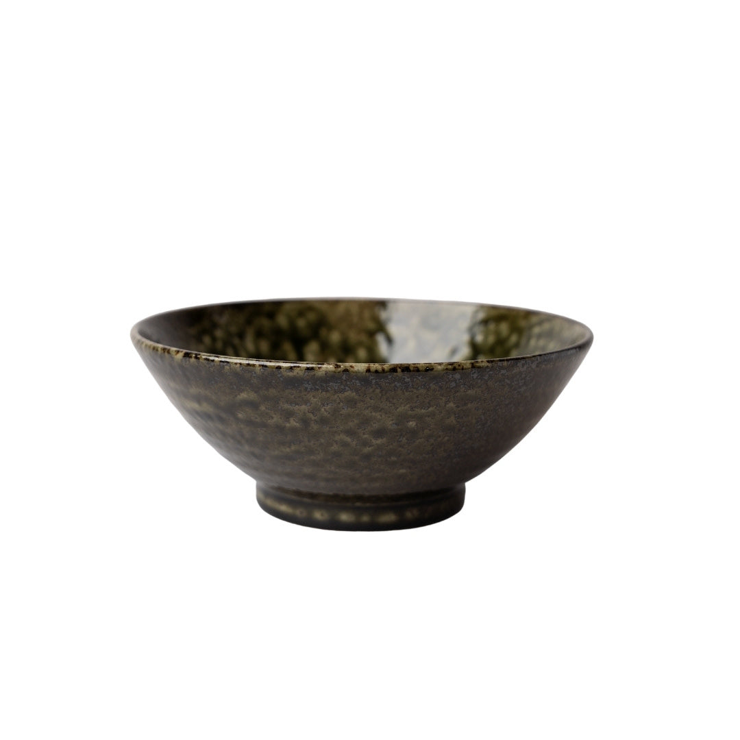 Bowl V Shaped 19cm Sage Glaze V637-C0910