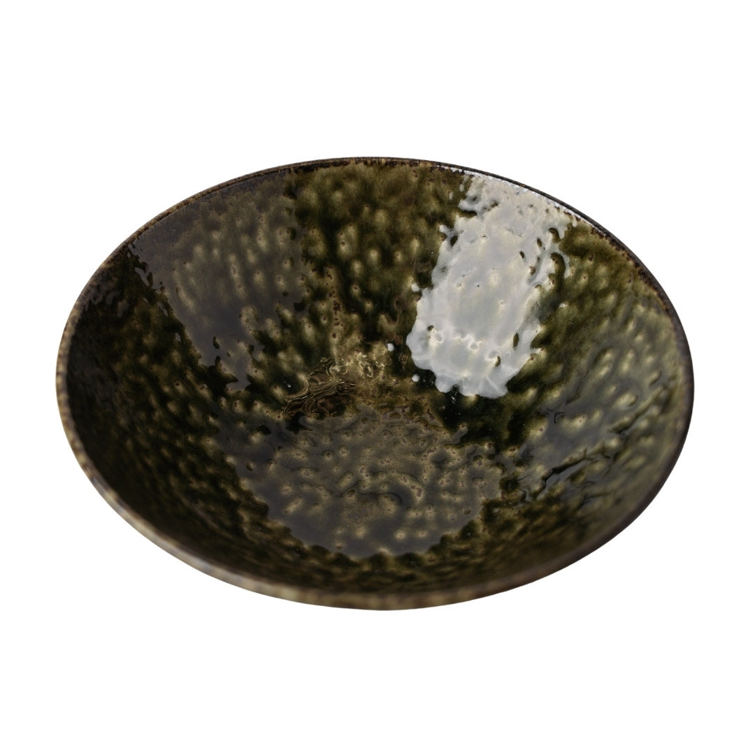 Bowl V Shaped 19cm Sage Glaze V637-C0910