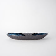 Organic Platter Oval 32cm Storm Glaze V637-C0940