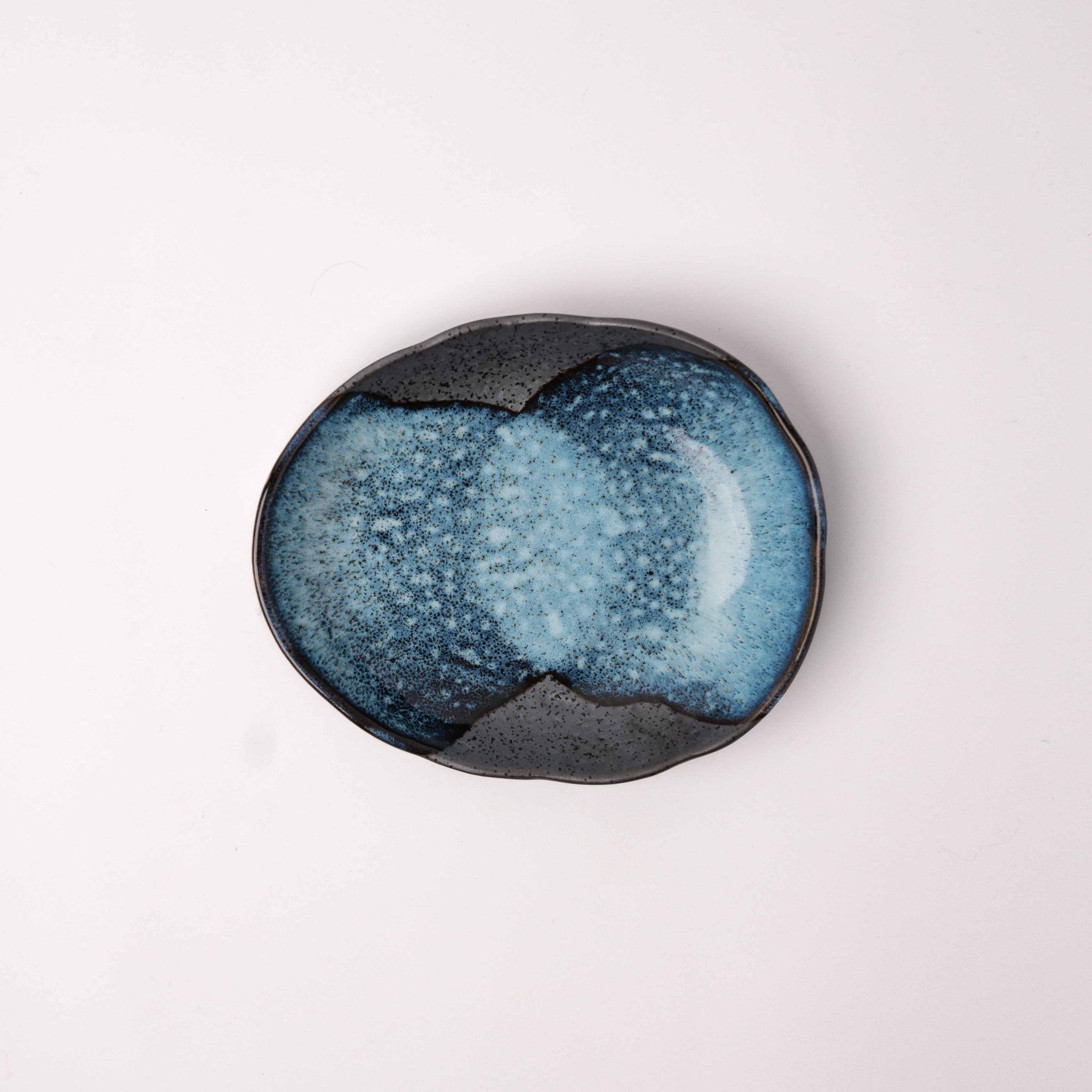 Organic Shallow Bowl 18.5cm Storm Glaze V637-C0941