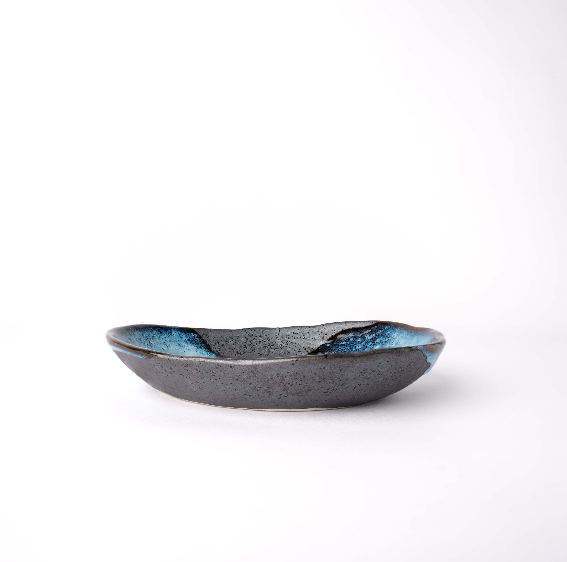 Organic Shallow Bowl 18.5cm Storm Glaze V637-C0941