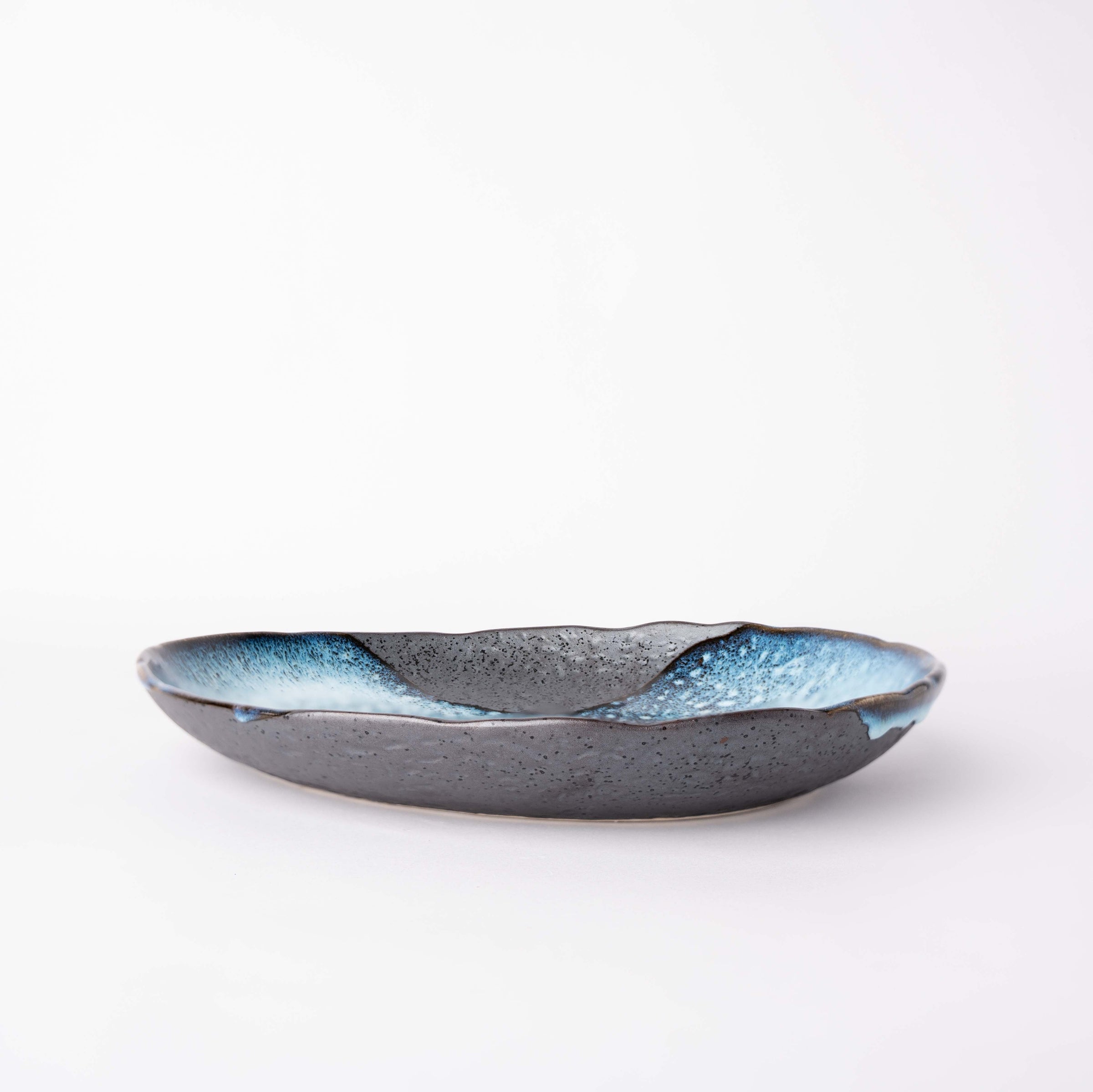 Organic Platter 31cm Storm Glaze V637-C0943