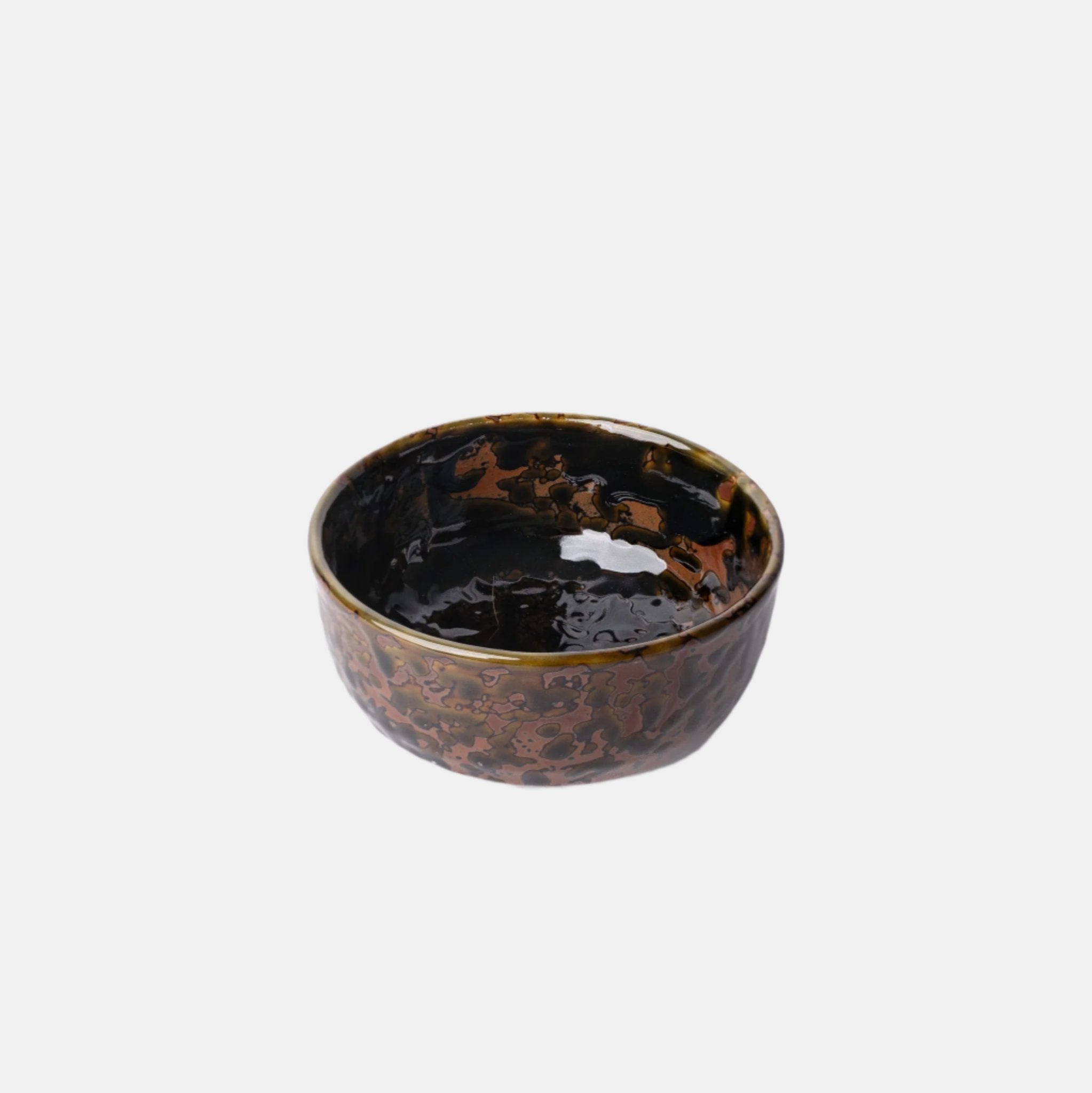 Bowl 11cm Moss Swirl Glaze V637-C0948