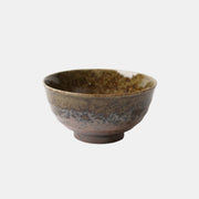 Udon Bowl Fluted 17cm Chestnut Glaze V637-C0977