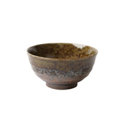 Udon Bowl Fluted 17cm Chestnut Glaze V637-C0977