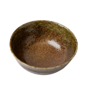 Udon Bowl Fluted 17cm Chestnut Glaze V637-C0977