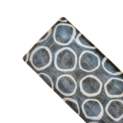 Sashimi Plate 27cm Brush Blue Ring Glaze V637-C0995C