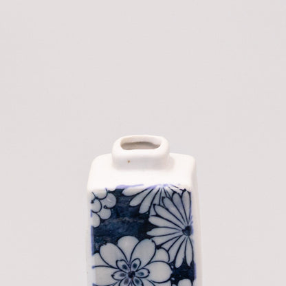 Vase Oblong White Posy V637-C0996B