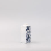 Vase Oblong White Posy V637-C0996B