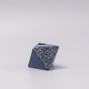 Vase Triangular Indigo Wave 130ml V637-C0997A