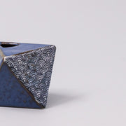 Vase Triangular Indigo Wave 130ml V637-C0997A