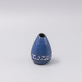 Vase Pinecone 10H Indigo Yuzen V637-C0999A