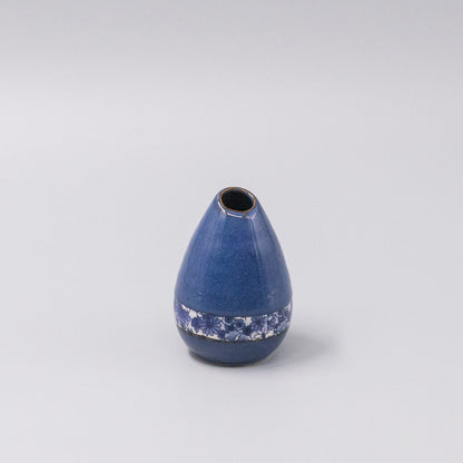 Vase Pinecone 10H Indigo Yuzen V637-C0999A