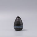 Vase Pinecone 10H Black Wave Design V637-C0999C