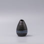 Vase Pinecone 10H Black Wave Design V637-C0999C